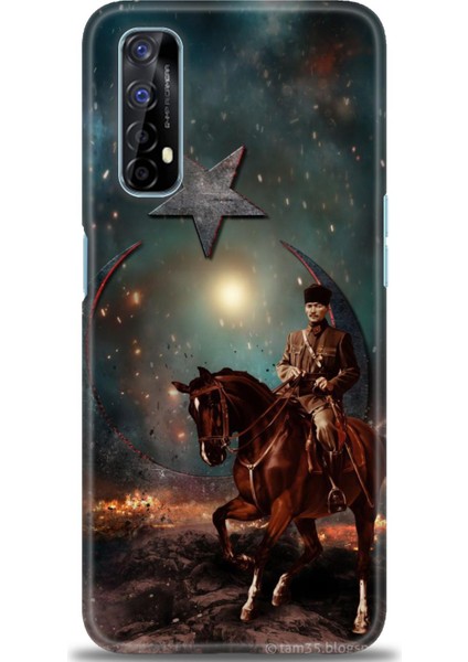 Realme 7 Kılıf Hd Baskılı Kılıf + Seramik Tam Kaplayan Ekran Koruyucu 25