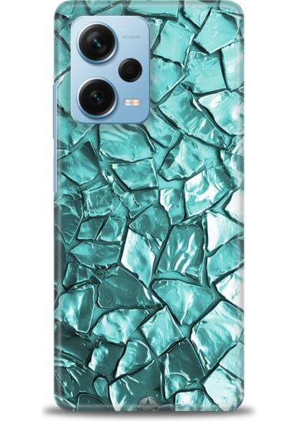 Xiaomi Redmi Note 12 Pro Plus Hd Baskılı Kılıf + Seramik Tam Kaplayan Ekran Koruyucu 335