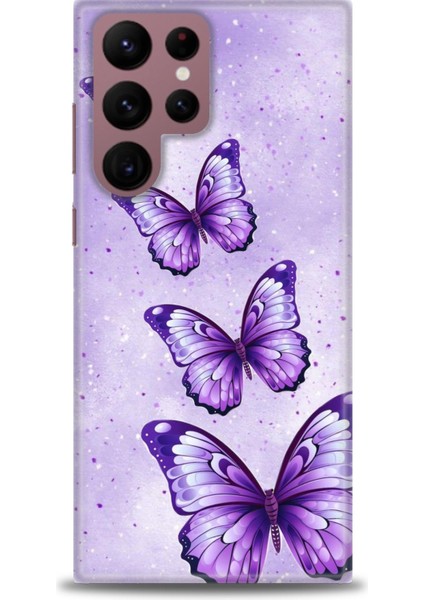 Samsung Galaxy S22 Ultra Hd Baskılı Kılıf + Seramik Tam Kaplayan Ekran Koruyucu 296
