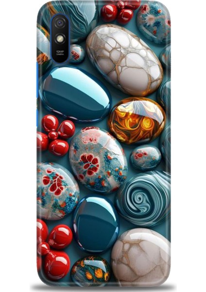 Xiaomi Redmi 9A Hd Baskılı Kılıf + Seramik Tam Kaplayan Ekran Koruyucu 349