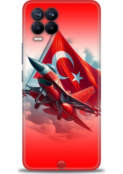 Realme 8 Kılıf Hd Baskılı Kılıf + Seramik Tam Kaplayan Ekran Koruyucu 38