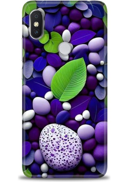 Xiaomi Redmi S2 Hd Baskılı Kılıf + Seramik Tam Kaplayan Ekran Koruyucu 341