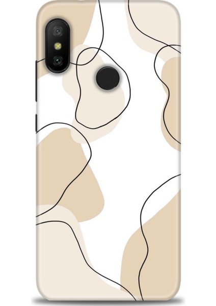 Xiaomi Mi A2 Lite Kılıf Hd Baskılı Kılıf + Seramik Tam Kaplayan Ekran Koruyucu 179