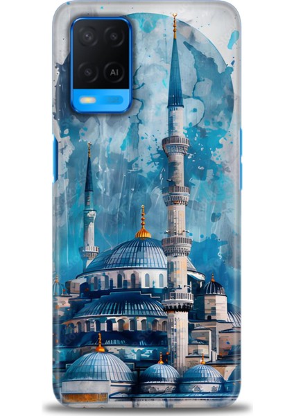 Oppo A54 4g Kılıf Hd Baskılı Kılıf + Seramik Tam Kaplayan Ekran Koruyucu 228