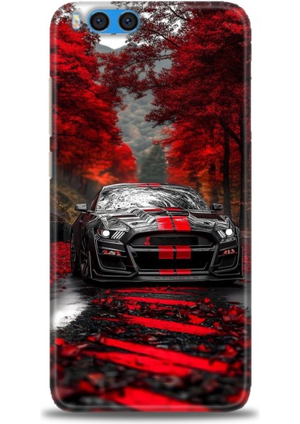 Xiaomi Mi Note 3 Kılıf Hd Baskılı Kılıf + Seramik Tam Kaplayan Ekran Koruyucu 490