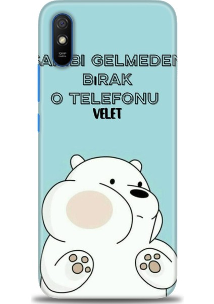 Xiaomi Redmi 9A Hd Baskılı Kılıf + Seramik Tam Kaplayan Ekran Koruyucu 160