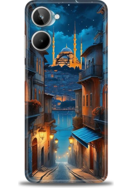 Realme 10 4g Kılıf Hd Baskılı Kılıf + Seramik Tam Kaplayan Ekran Koruyucu 221