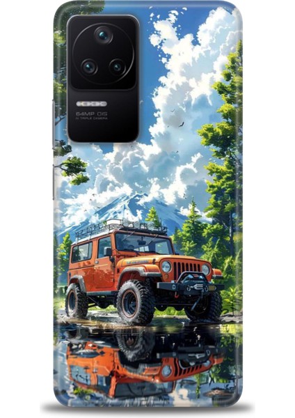 Xiaomi Poco F4 Kılıf Hd Baskılı Kılıf + Seramik Tam Kaplayan Ekran Koruyucu 107