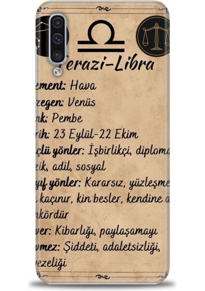 Samsung Galaxy A50 Hd Baskılı Kılıf + Seramik Tam Kaplayan Ekran Koruyucu 477