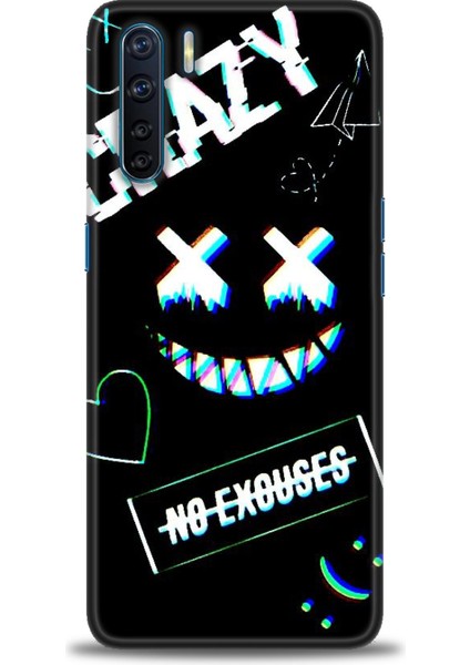 Oppo A91 Kılıf Hd Baskılı Kılıf + Seramik Tam Kaplayan Ekran Koruyucu 356