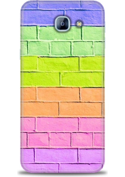 Samsung Galaxy A8 2016 Hd Baskılı Kılıf + Seramik Tam Kaplayan Ekran Koruyucu 439