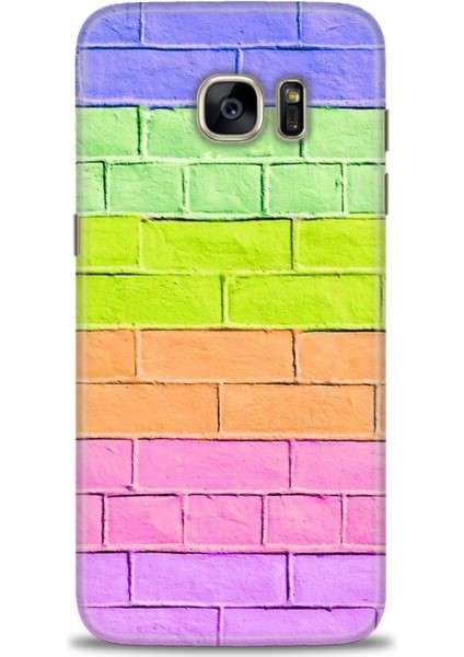 Samsung Galaxy S7 Edge Hd Baskılı Kılıf + Seramik Tam Kaplayan Ekran Koruyucu 439