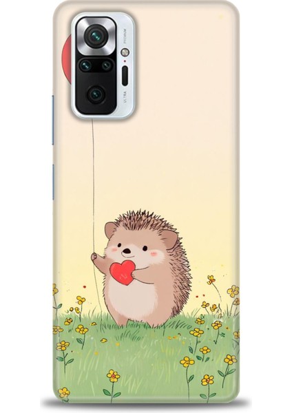 Xiaomi Redmi Note 10 Pro Hd Baskılı Kılıf + Seramik Tam Kaplayan Ekran Koruyucu 305