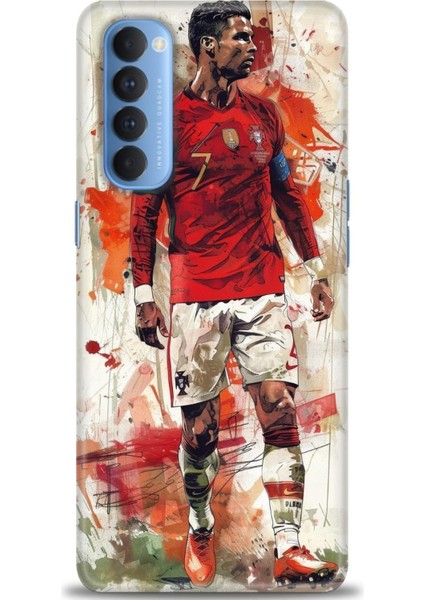 Oppo Reno 4 Pro Kılıf Hd Baskılı Kılıf + Seramik Tam Kaplayan Ekran Koruyucu 2