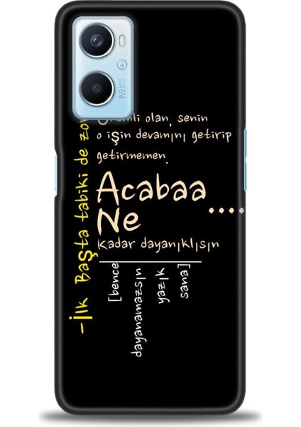 Oppo A96 4g Kılıf Hd Baskılı Kılıf + Seramik Tam Kaplayan Ekran Koruyucu 393