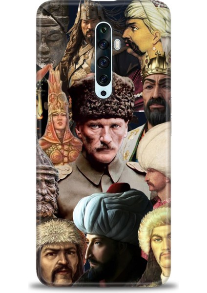 Oppo Reno 2z Kılıf Hd Baskılı Kılıf + Seramik Tam Kaplayan Ekran Koruyucu 466
