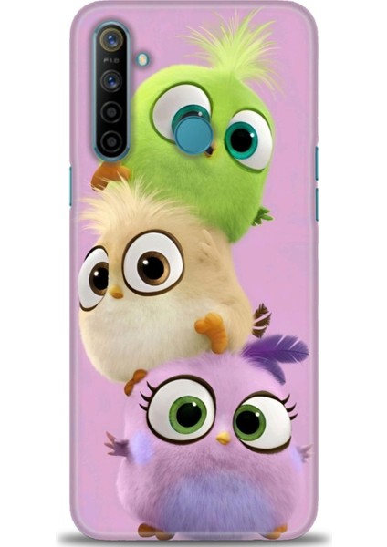 Realme C3 Kılıf Hd Baskılı Kılıf + Seramik Tam Kaplayan Ekran Koruyucu 362