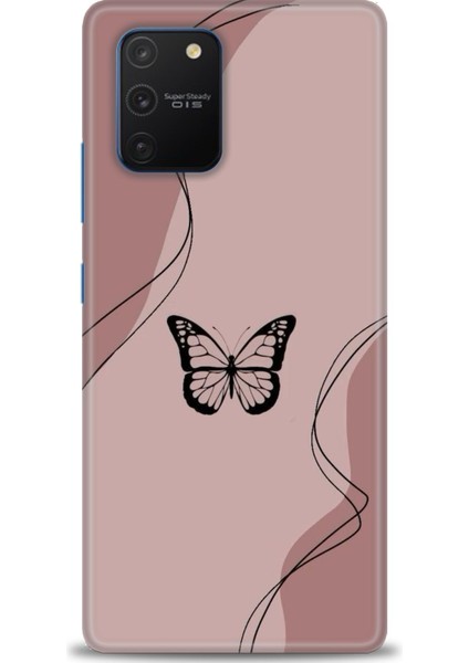 Samsung Galaxy A91 Hd Baskılı Kılıf + Seramik Tam Kaplayan Ekran Koruyucu 183