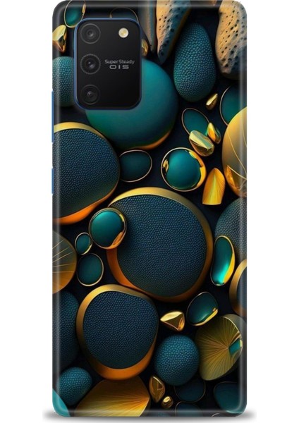 Samsung Galaxy A91 Hd Baskılı Kılıf + Seramik Tam Kaplayan Ekran Koruyucu 345