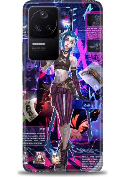 Xiaomi Poco F4 Kılıf Hd Baskılı Kılıf + Seramik Tam Kaplayan Ekran Koruyucu 277