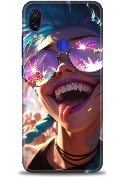 Xiaomi Redmi Note 7 Hd Baskılı Kılıf + Seramik Tam Kaplayan Ekran Koruyucu 273