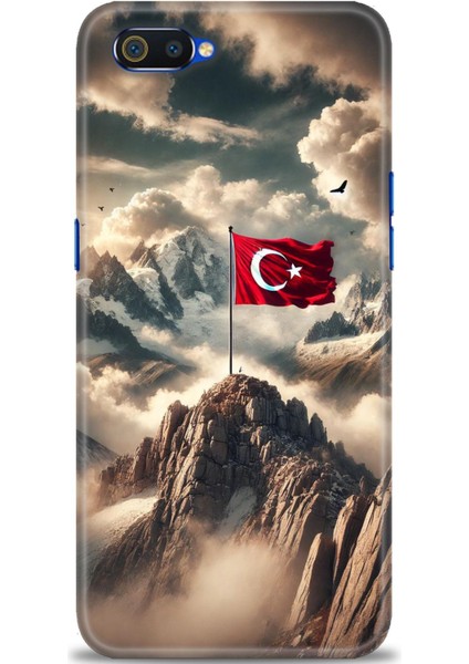Realme C2 Kılıf Hd Baskılı Kılıf + Seramik Tam Kaplayan Ekran Koruyucu 34