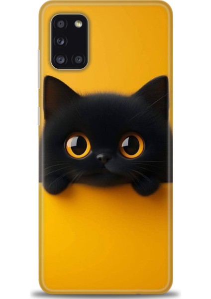 Samsung Galaxy A31 Hd Baskılı Kılıf + Seramik Tam Kaplayan Ekran Koruyucu 64