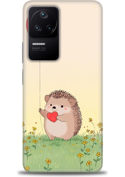 Xiaomi Poco F4 Kılıf Hd Baskılı Kılıf + Seramik Tam Kaplayan Ekran Koruyucu 305