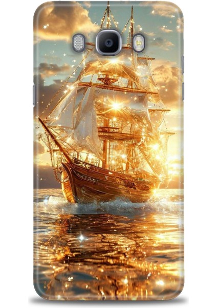 Samsung Galaxy J7 2016 Hd Baskılı Kılıf + Seramik Tam Kaplayan Ekran Koruyucu 234