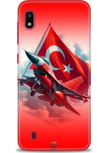 Samsung Galaxy A10 Hd Baskılı Kılıf + Seramik Tam Kaplayan Ekran Koruyucu 38