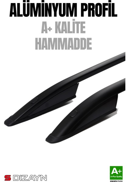 Opel Combo E Kısa Şase Aluminyum Siyah Tavan Çıtası 2019 Üzeri A+ Kalite modelleri