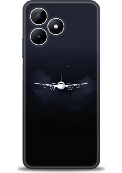Realme Note 50 Kılıf Hd Baskılı Kılıf + Seramik Tam Kaplayan Ekran Koruyucu 381