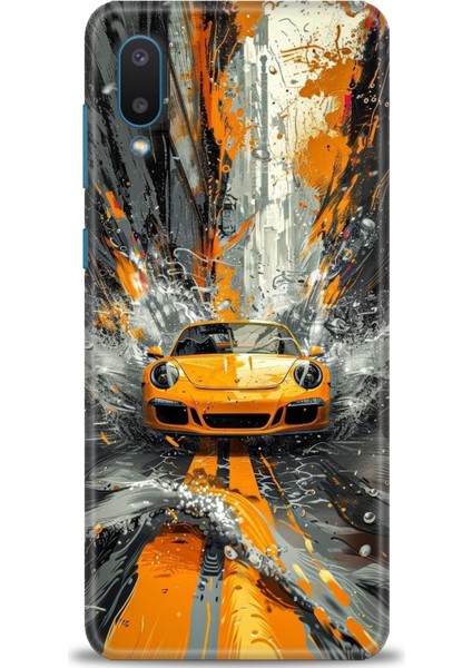 Samsung Galaxy A02 Hd Baskılı Kılıf + Seramik Tam Kaplayan Ekran Koruyucu 101