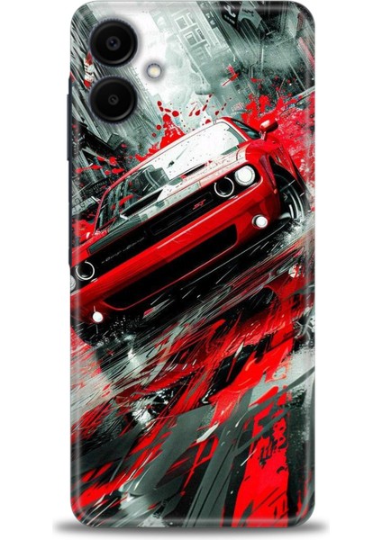 Samsung Galaxy A06 Hd Baskılı Kılıf + Seramik Tam Kaplayan Ekran Koruyucu 106