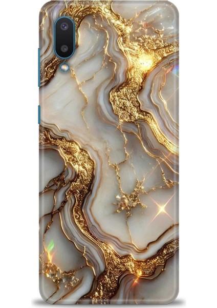 Samsung Galaxy A02 Hd Baskılı Kılıf + Seramik Tam Kaplayan Ekran Koruyucu 313