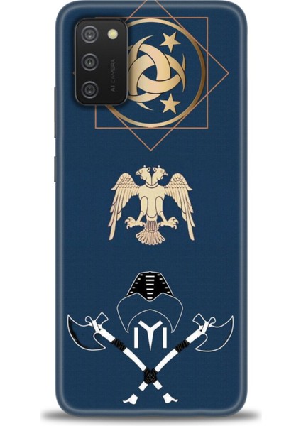 Samsung Galaxy A02S Hd Baskılı Kılıf + Seramik Tam Kaplayan Ekran Koruyucu 463