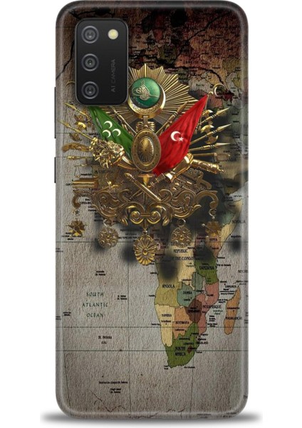 Samsung Galaxy A02S Hd Baskılı Kılıf + Seramik Tam Kaplayan Ekran Koruyucu 467