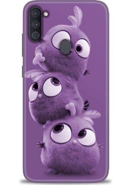 Samsung Galaxy A11 Hd Baskılı Kılıf + Seramik Tam Kaplayan Ekran Koruyucu 361