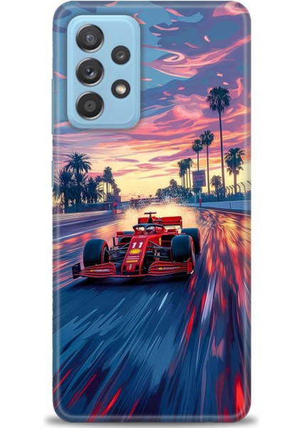 Samsung Galaxy A52S 5g Hd Baskılı Kılıf + Seramik Tam Kaplayan Ekran Koruyucu 102