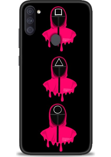 Samsung Galaxy A11 Hd Baskılı Kılıf + Seramik Tam Kaplayan Ekran Koruyucu 284