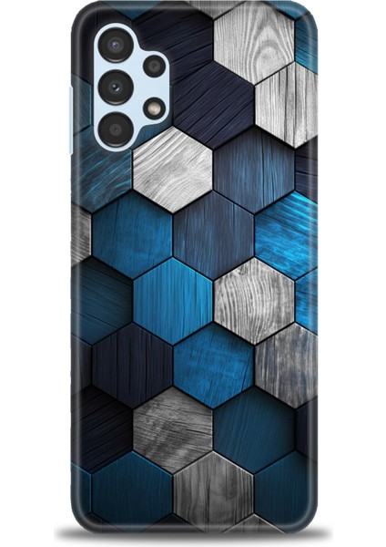 Samsung Galaxy A13 4g Hd Baskılı Kılıf + Seramik Tam Kaplayan Ekran Koruyucu 323