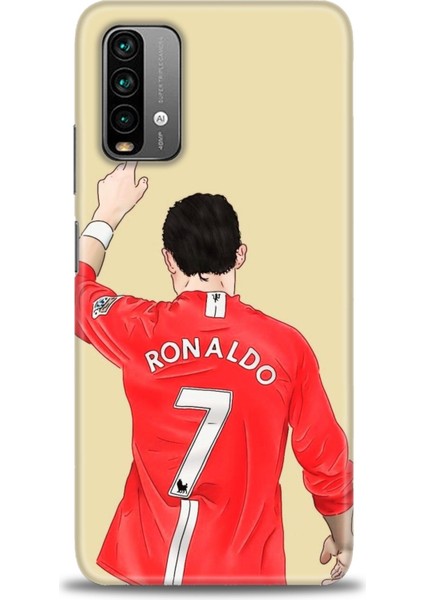 Xiaomi Redmi 9t Hd Baskılı Kılıf + Seramik Tam Kaplayan Ekran Koruyucu 3