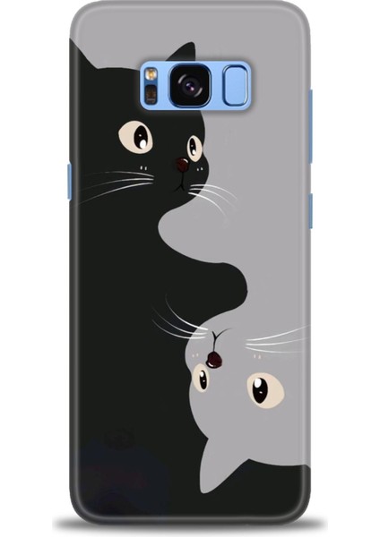 Samsung Galaxy S8 Plus Hd Baskılı Kılıf + Seramik Tam Kaplayan Ekran Koruyucu 67