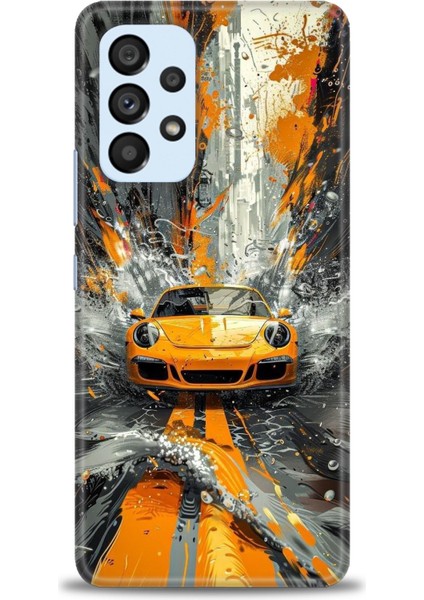 Samsung Galaxy A73 5g Hd Baskılı Kılıf + Seramik Tam Kaplayan Ekran Koruyucu 101
