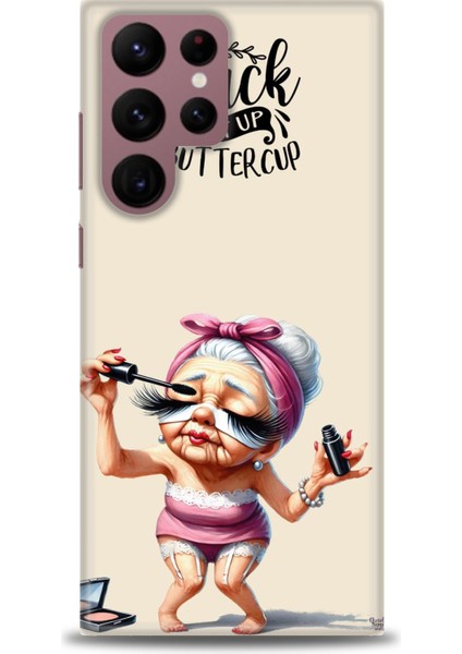 Samsung Galaxy S22 Ultra Hd Baskılı Kılıf + Seramik Tam Kaplayan Ekran Koruyucu 50