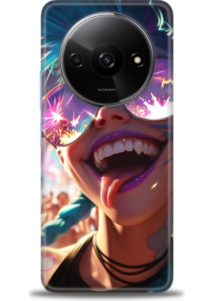 Xiaomi Redmi A3 4g 2024 Hd Baskılı Kılıf + Seramik Tam Kaplayan Ekran Koruyucu 273
