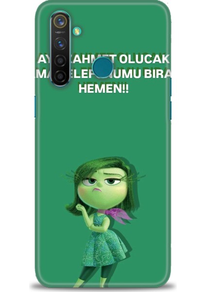 Realme 5 Pro Kılıf Hd Baskılı Kılıf + Seramik Tam Kaplayan Ekran Koruyucu 154