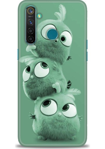 Realme 5 Pro Kılıf Hd Baskılı Kılıf + Seramik Tam Kaplayan Ekran Koruyucu 367
