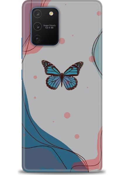 Samsung Galaxy A91 Hd Baskılı Kılıf + Seramik Tam Kaplayan Ekran Koruyucu 185