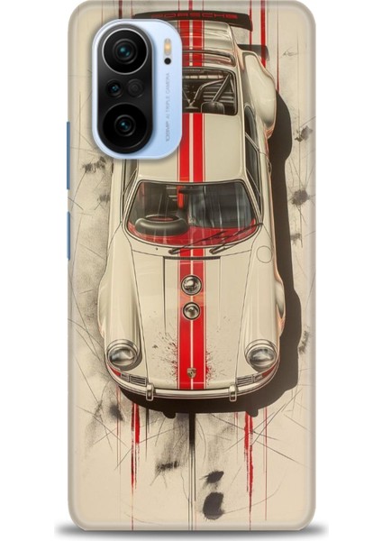 Xiaomi Redmi K40 Pro Hd Baskılı Kılıf + Seramik Tam Kaplayan Ekran Koruyucu 485